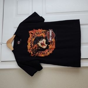 Harley davidson 2009 looney tunes shirt size medium